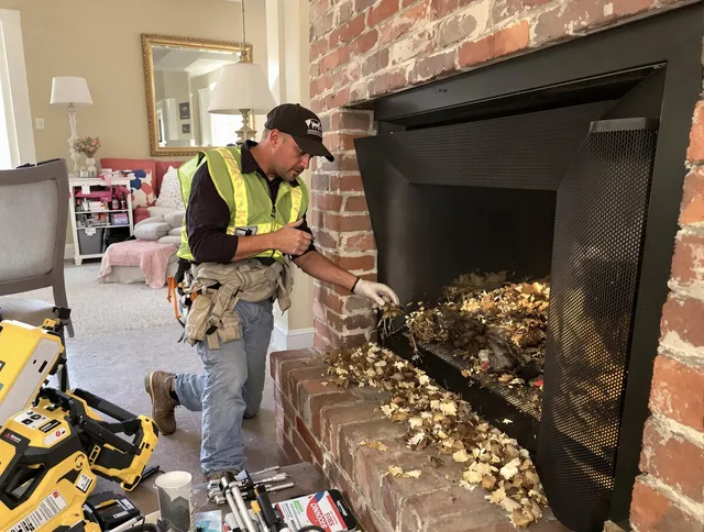 Safe screening installation by Newport Beach Chimney Sweep in Newport Beach, CA