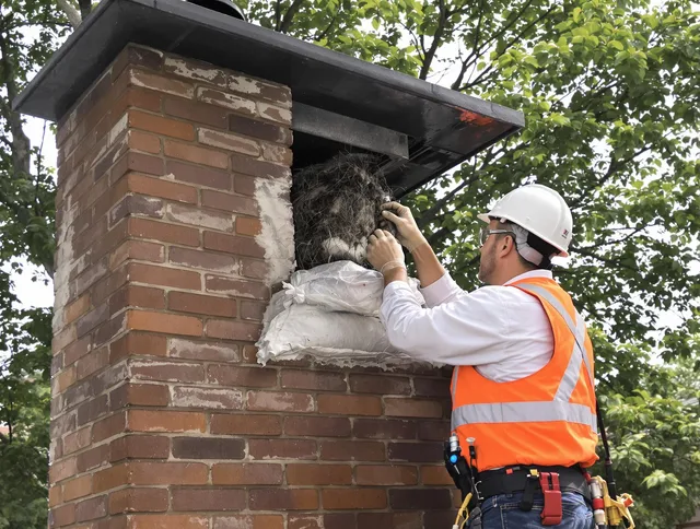Humane removal of debris and animals by Newport Beach Chimney Sweep in Newport Beach, CA