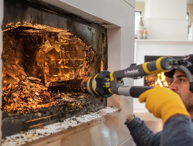 Professional chimney cleaning by Newport Beach Chimney Sweep in Newport Beach, CA
