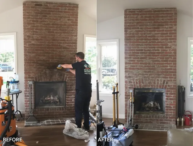 Finished chimney sweeping service by Newport Beach Chimney Sweep in Newport Beach, CA