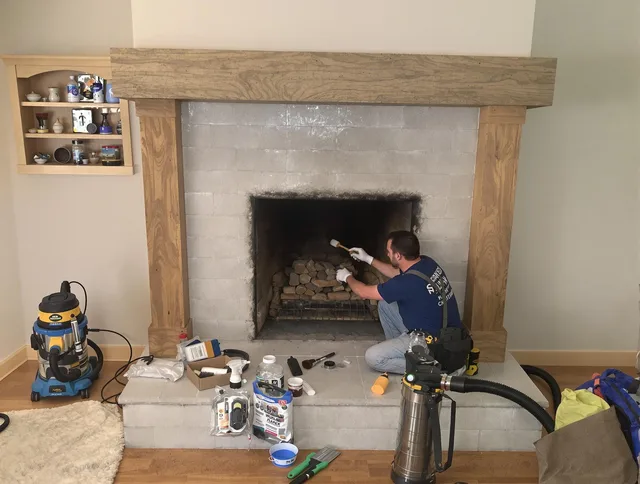 Detailed creosote removal process by Newport Beach Chimney Sweep in Newport Beach, CA