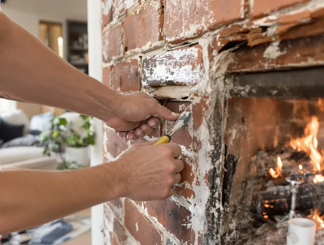 Routine fireplace repair by Newport Beach Chimney Sweep in Newport Beach, CA