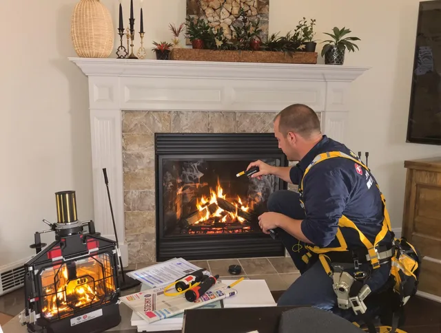 Safety-focused fireplace inspection by Newport Beach Chimney Sweep in Newport Beach, CA