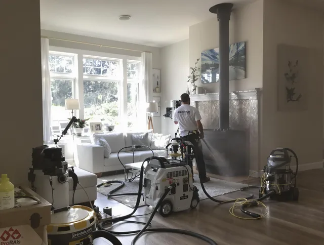 Soot removal service by Newport Beach Chimney Sweep for a fireplace in Newport Beach, CA